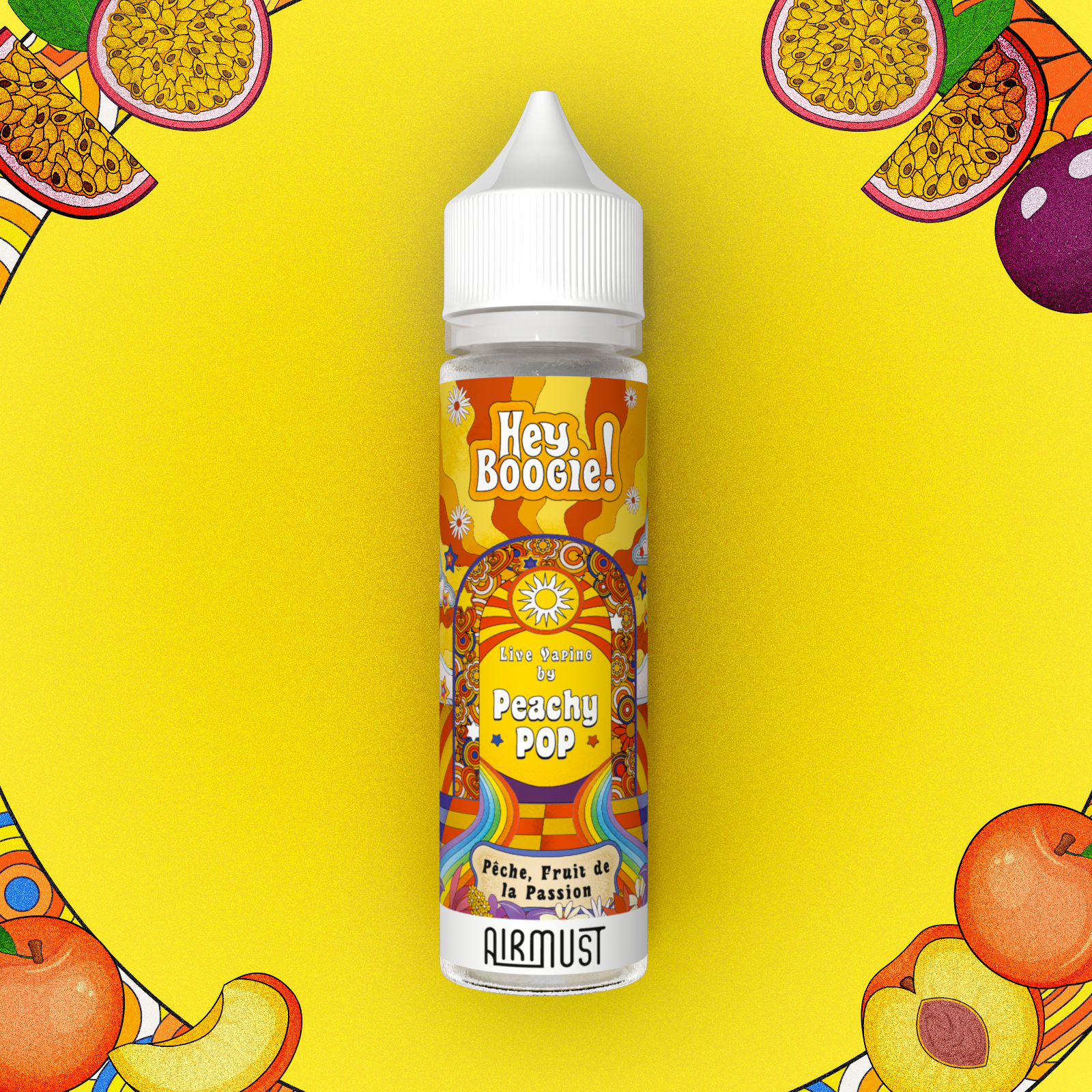 Peachy Pop e-liquides fruité