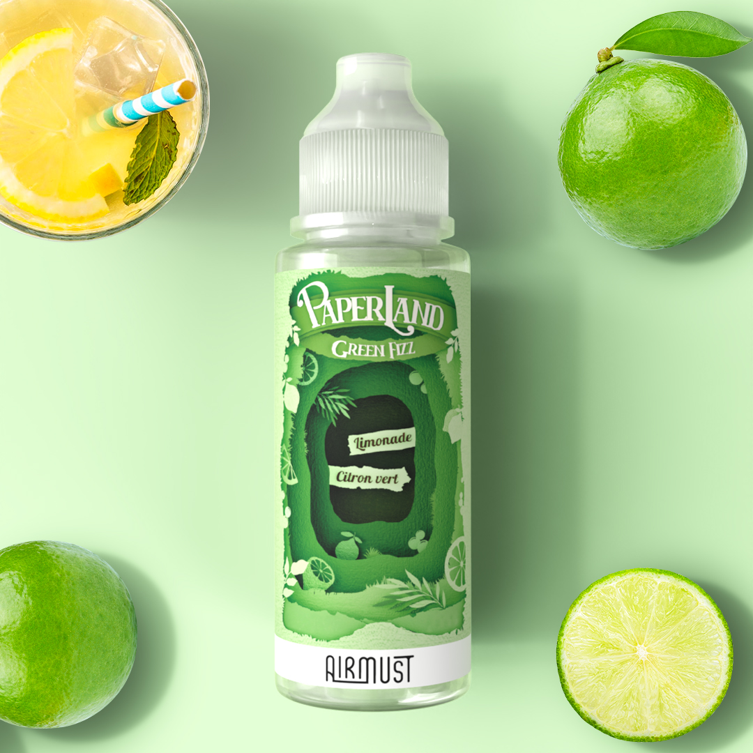 Green fizz e-liquides fruité